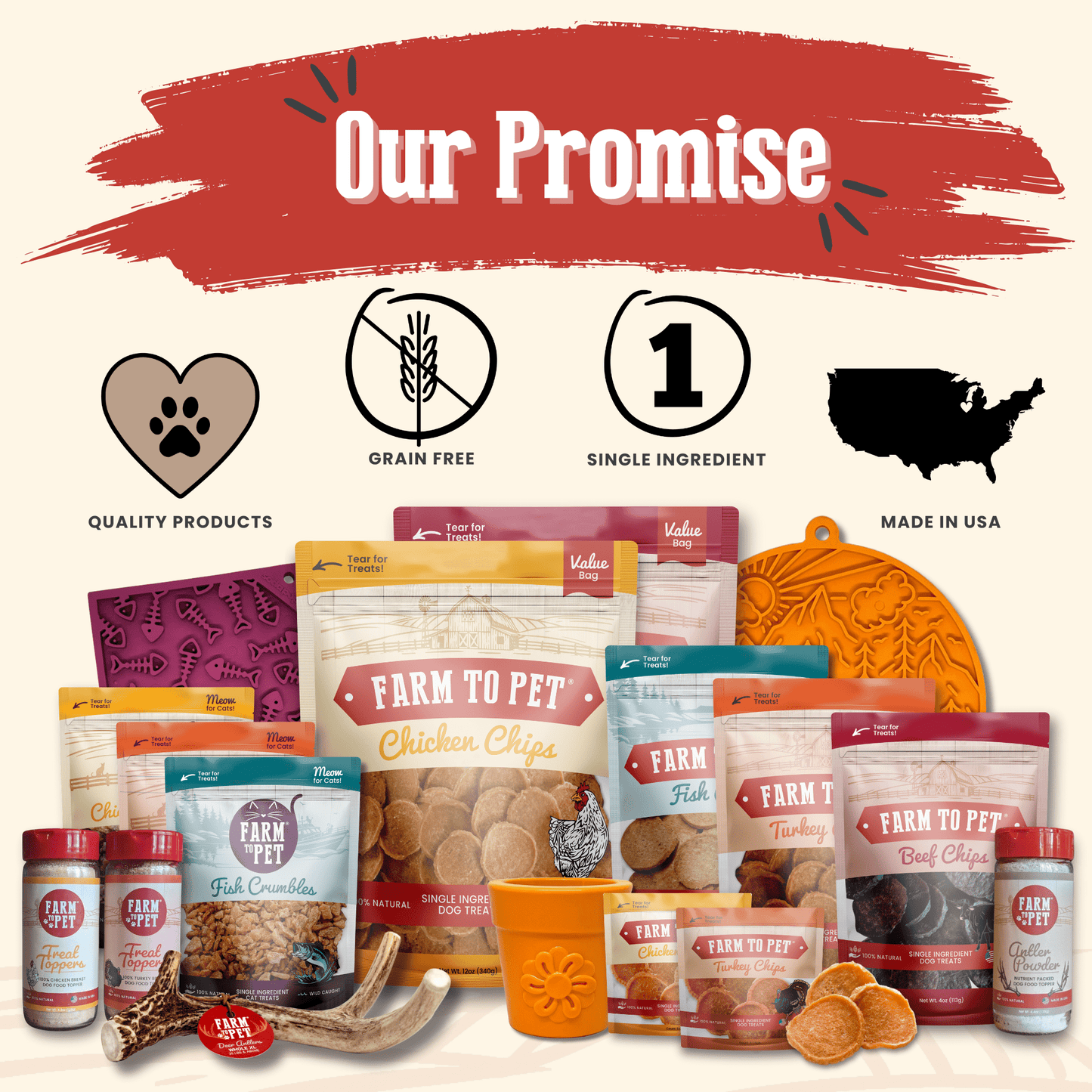 Chicken Chips for Dogs | All-Natural Single-Ingredient Dog Treats