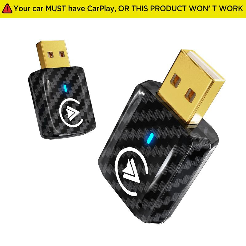 MSXTTLY 2026 Wireless Carplay Adapter for Iphone & Android | Car Electronics, Car Interior Accessories & Electronic Charger Dongle for 2017+ Car Models with OEM Wired Carplay & Android Auto